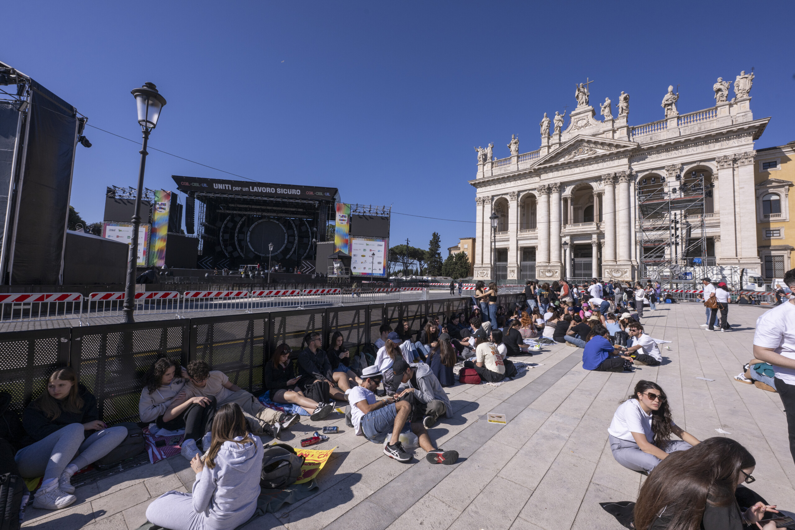 May 1st: Tribute to Pope Francis at the start of the Concertone