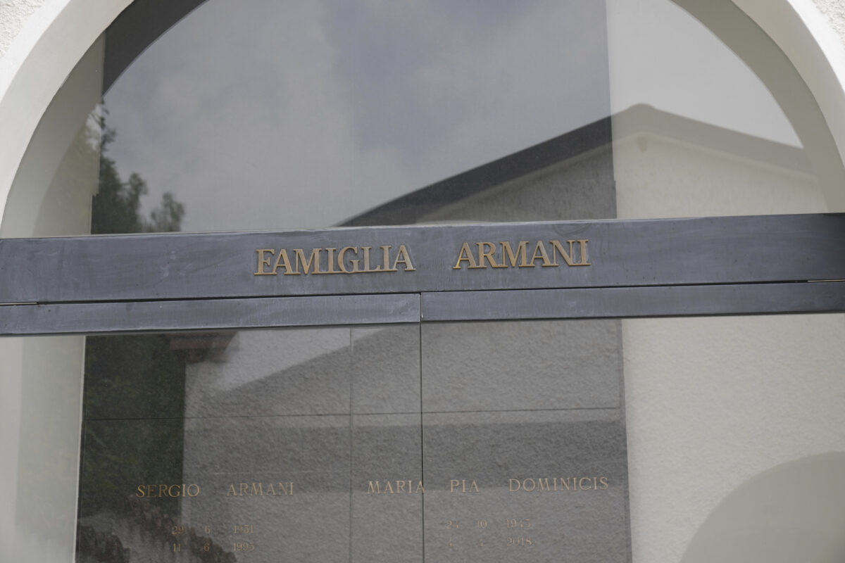 Armani: designer’s will opened and published