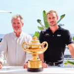 Boating: Admiral’s Cup, the Monaco Yacht Club celebrates victory by welcoming the trophy