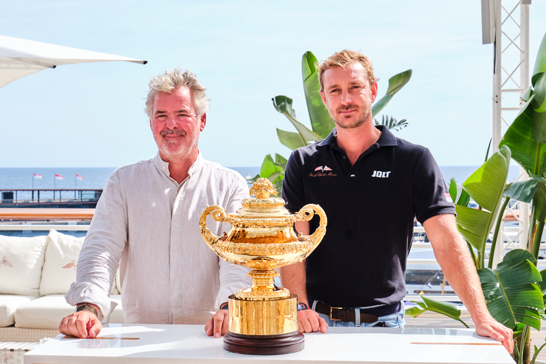 Boating: Admiral’s Cup, the Monaco Yacht Club celebrates victory by welcoming the trophy Boating: Admiral’s Cup, the Monaco Yacht Club celebrates victory by welcoming the trophy