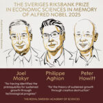 Nobel Prize in Economics awarded to Joel Mokyr, Philippe Aghion and Peter Howitt