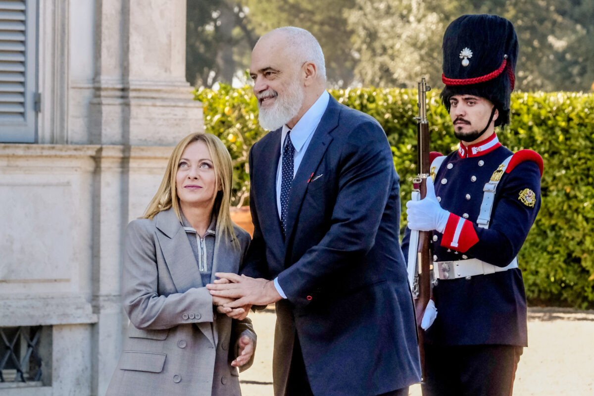 Italy-Albania, Meloni welcomes Rama to Villa Pamphilj: first intergovernmental summit