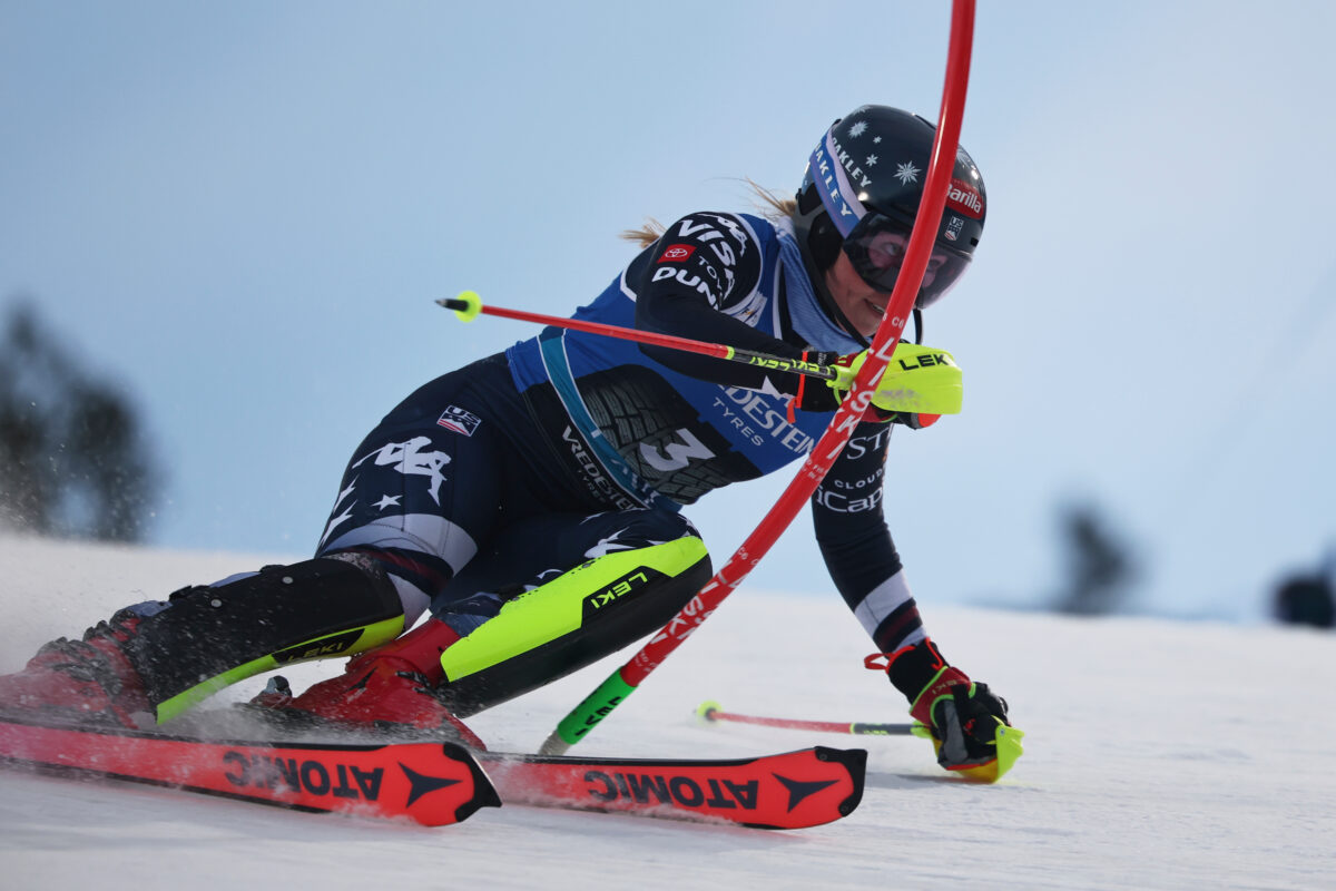 Skiing: World Cup, Shiffrin dominates first run of Levi slalom, Colturi second