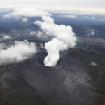 Japan: Sakurajima volcano erupts, sending a column of smoke more than 4 km high into the air