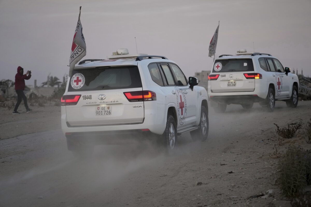 Hamas hands over hostage body to Red Cross Hamas hands over hostage body to Red Cross