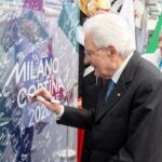 Milan Cortina: Mattarella signs Olympic Truce mural