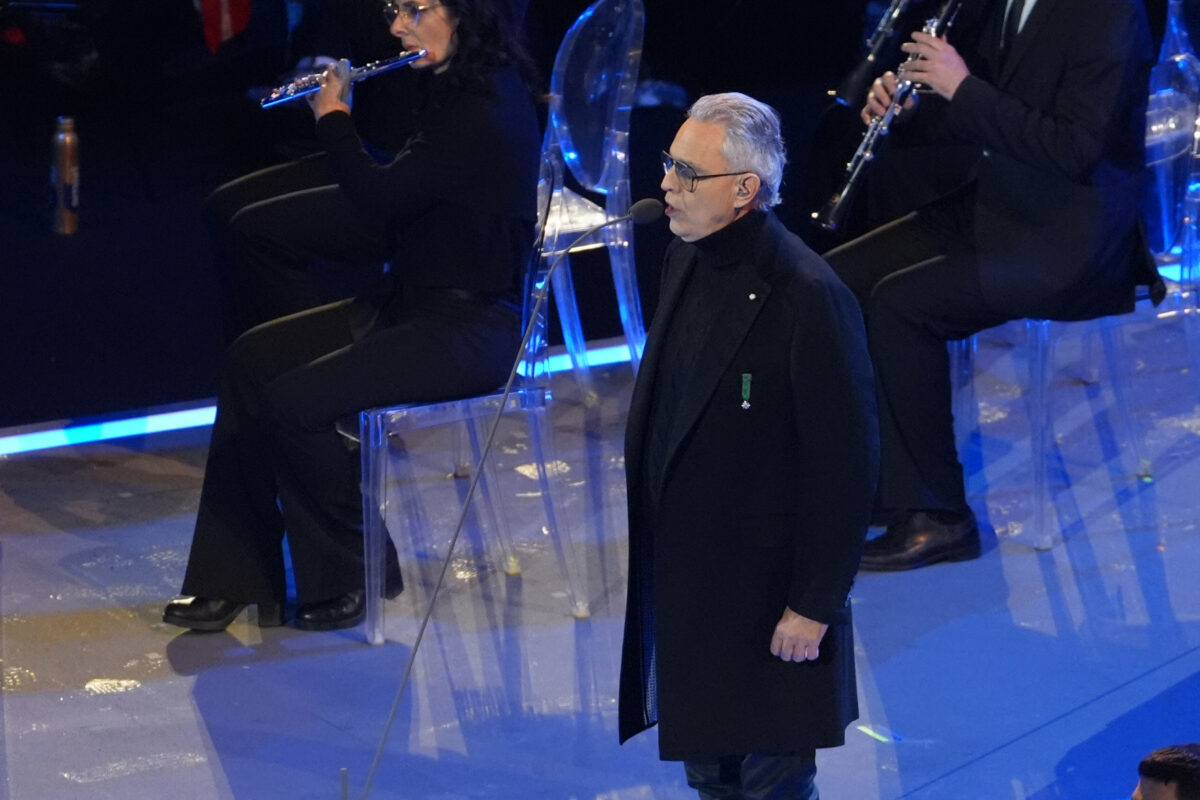 Sanremo Festival, Andrea Bocelli guest on final night