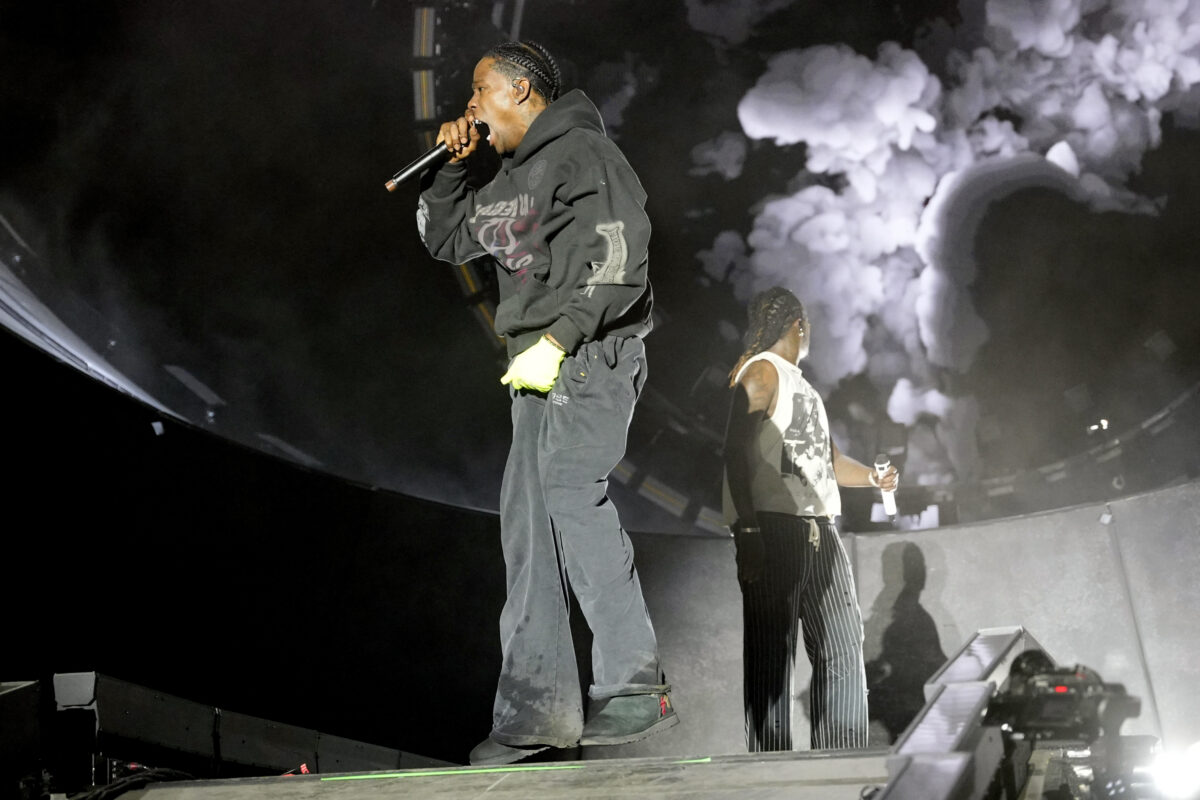 Reggio Emilia, Travis Scott at the Hellwatt festival on 17 July