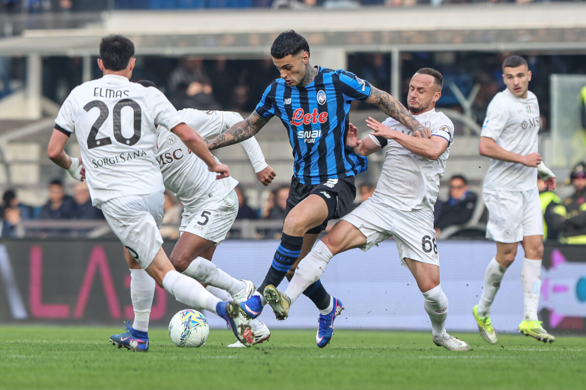 Soccer: Serie A, Atalanta-Napoli 2-1