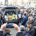 Enrica Bonaccorti’s funeral in Rome: Monsignor Staglianò says, “She sowed love”