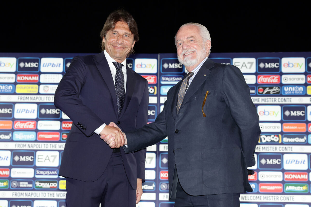 Napoli, De Laurentiis: ‘Conte as manager? If he asked me, I’d let him go’