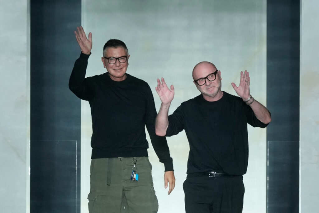 Fashion: Stefano Cantino, co-CEO of Dolce&Gabbana, alongside Alfonso Dolce