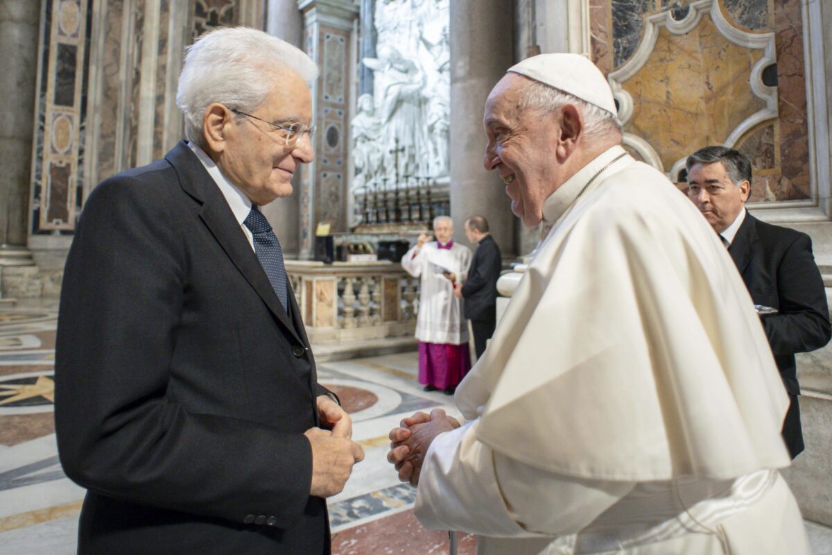 Pope Francis, Mattarella: ‘A tireless peacemaker’