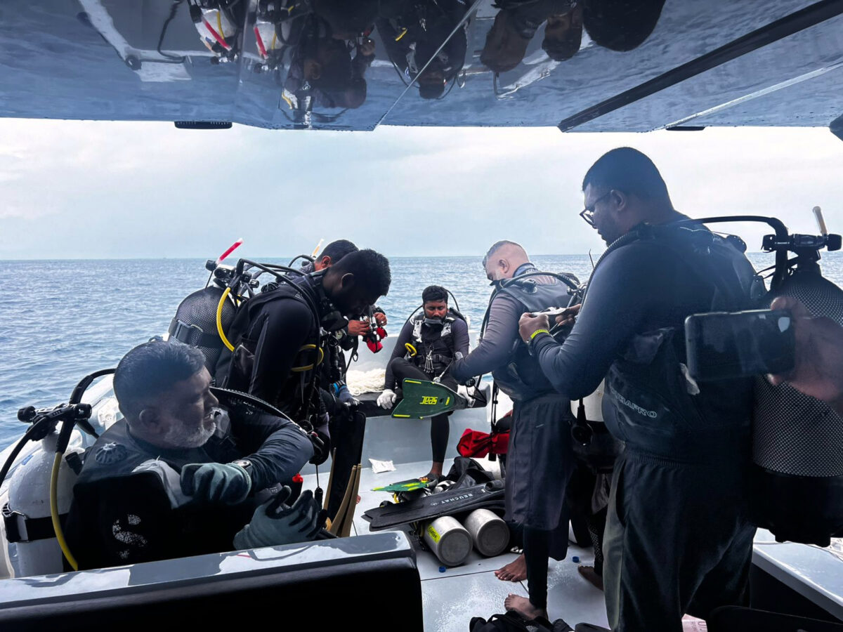 Maldives: Italian GoPro cameras and diving equipment recovered