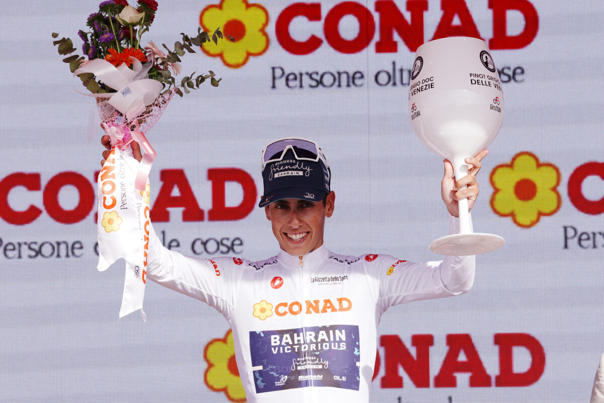 Giro d’Italia: Eulalio retains the Conad white jersey Giro d’Italia: Eulalio retains the Conad white jersey