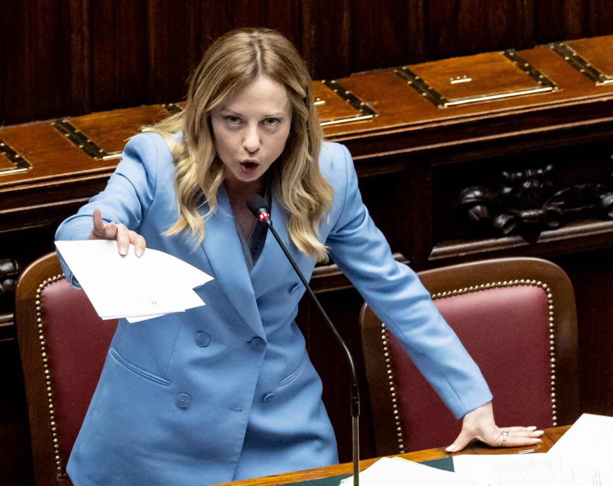 Fn, Meloni: ‘Don’t talk about the true right because that has never served the left’s interests’