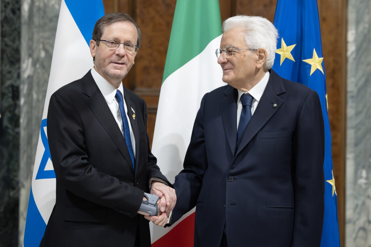 Israel, Herzog: ‘I have enormous respect for Mattarella; the incident with UNIFIL was a mistake’