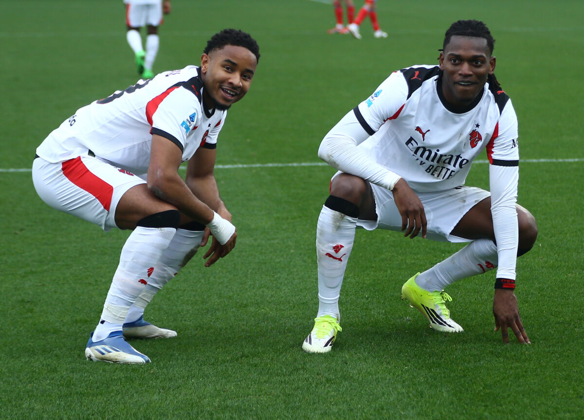 Football, Milan: first training session for Rafa Leao and Gonçalo Ramos