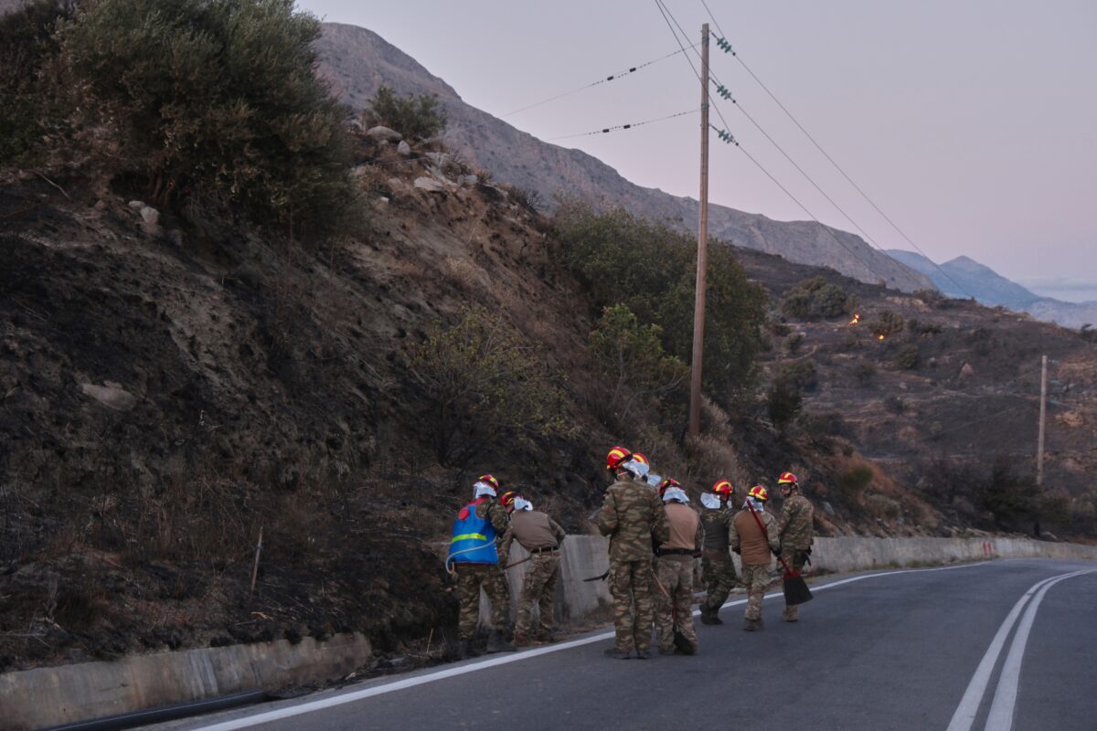 Greece: Wildfires out of control in Crete – 8,000 people evacuated