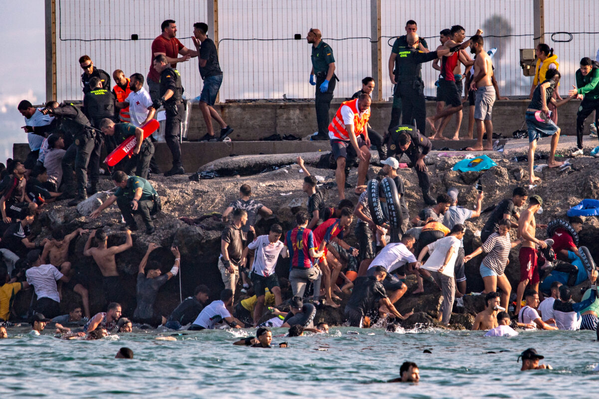 Over 40,000 migrants have entered Ceuta in recent days