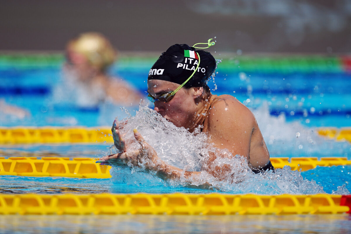 European Swimming Championships: Pilato and Angiolini through to the 100m breaststroke semi-finals