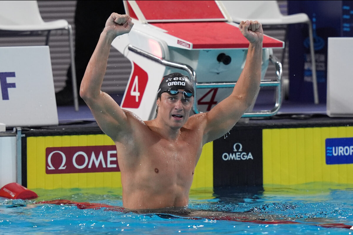 European Swimming Championships: Martinenghi wins gold in the 100m breaststroke, bronze for Cerasuolo