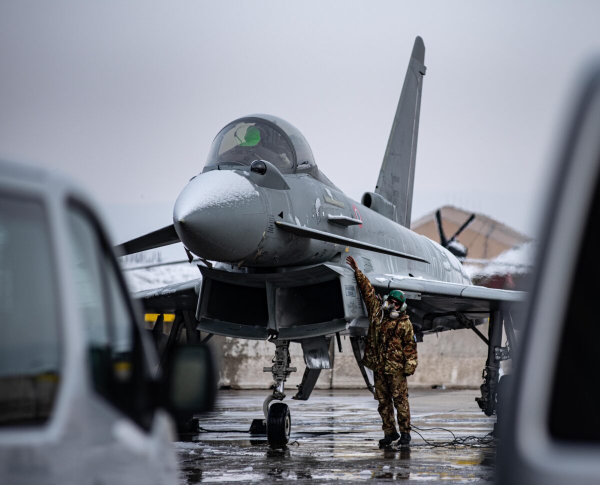 Latvia: drone shot down by Italian Eurofighters Latvia: drone shot down by Italian Eurofighters