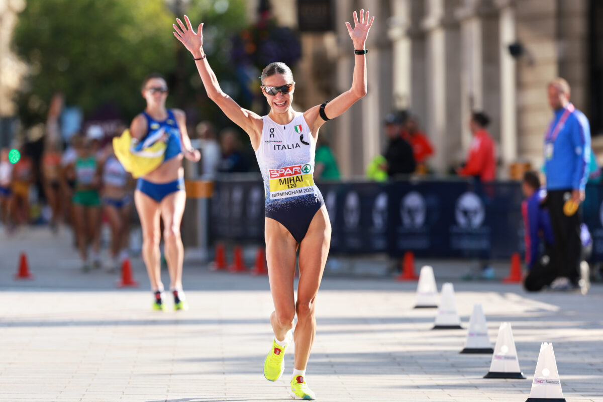 Athletics: European Championships – Silver for Italy’s Mihai in the women’s race walk half-marathon Athletics: European Championships – Silver for Italy’s Mihai in the women’s race walk half-marathon