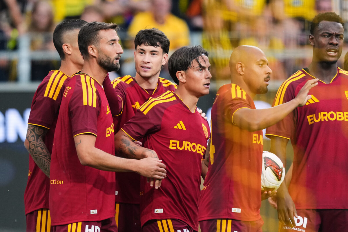 Football: Roma draw 2-2 in a friendly against Dortmund; Dybala and Cristante on the scoresheet