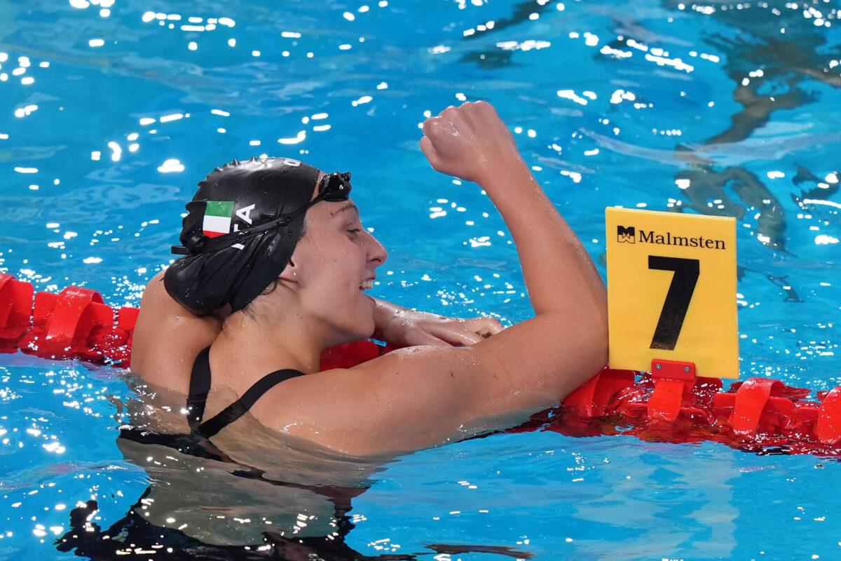 European Swimming Championships: Anita Gastaldi wins silver in the 200m individual medley