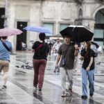 Bad weather: yellow alert in Milan due to the risk of thunderstorms until tomorrow
