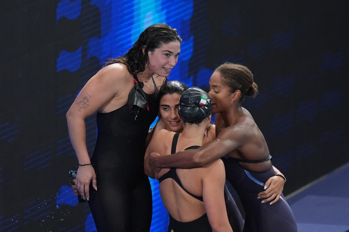 2026 European Swimming Championships: Italy win silver in the women’s 4×100 medley