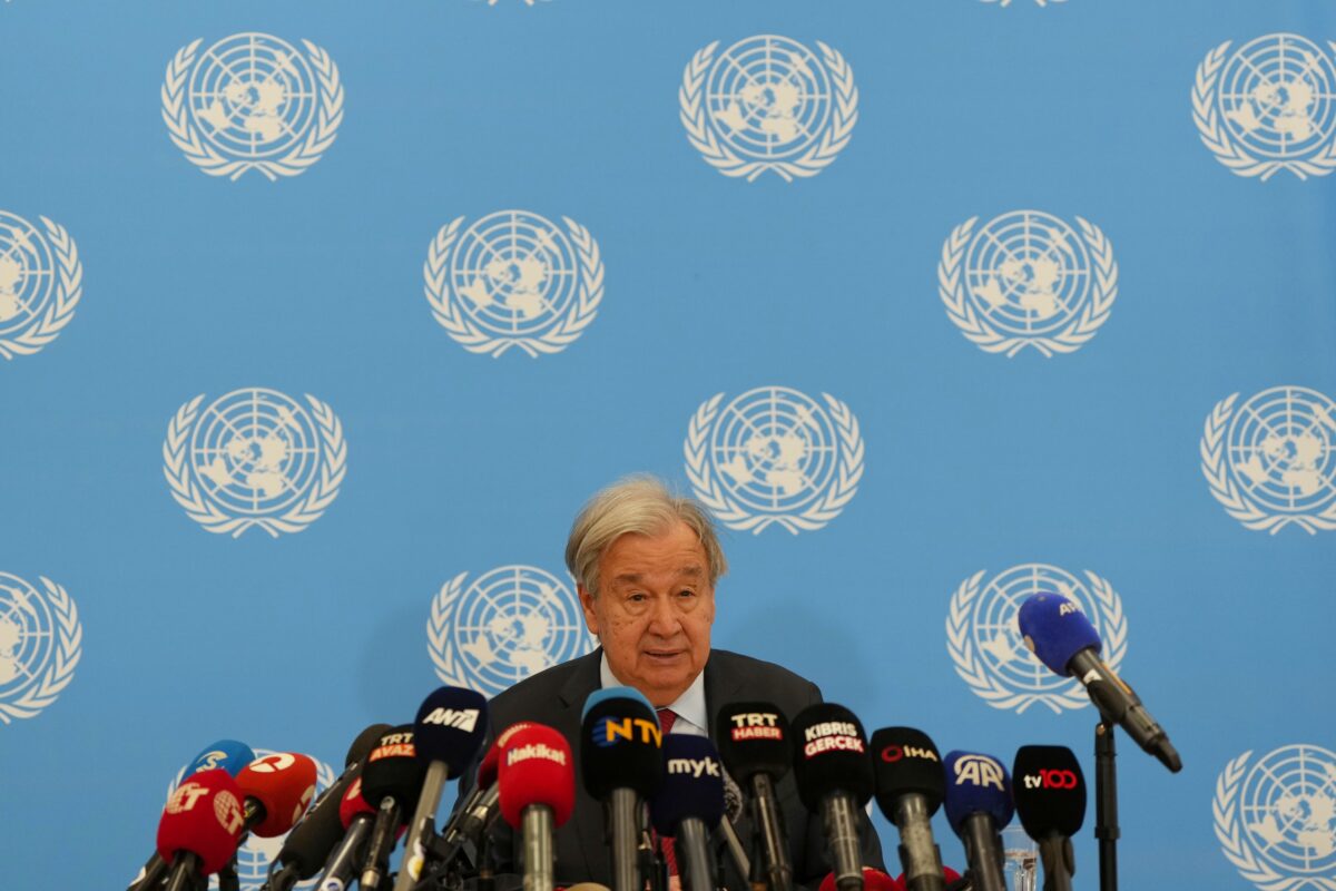 Climate: Guterres: “Unprecedented commitment is needed to overcome the crisis”