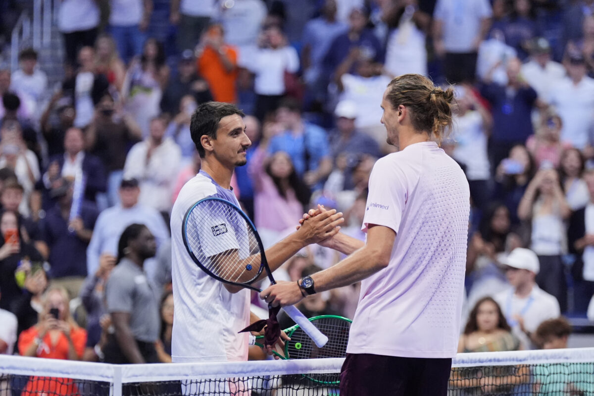 US Open: Sonego gives Zverev a run for his money, the Italian only succumbs in the fifth set US Open: Sonego gives Zverev a run for his money, the Italian only succumbs in the fifth set