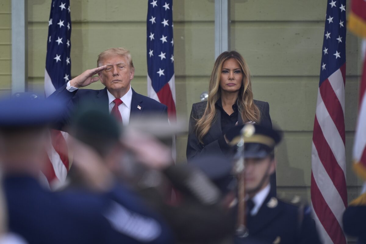 11 September. Trump: “We will never forget; that is why we are fighting today”