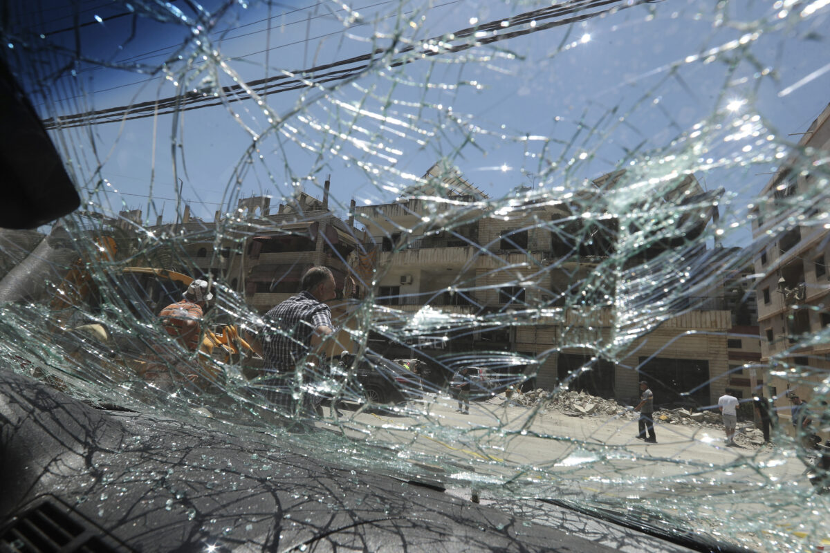Lebanon: IDF bombs Nabatieh district Lebanon: IDF bombs Nabatieh district